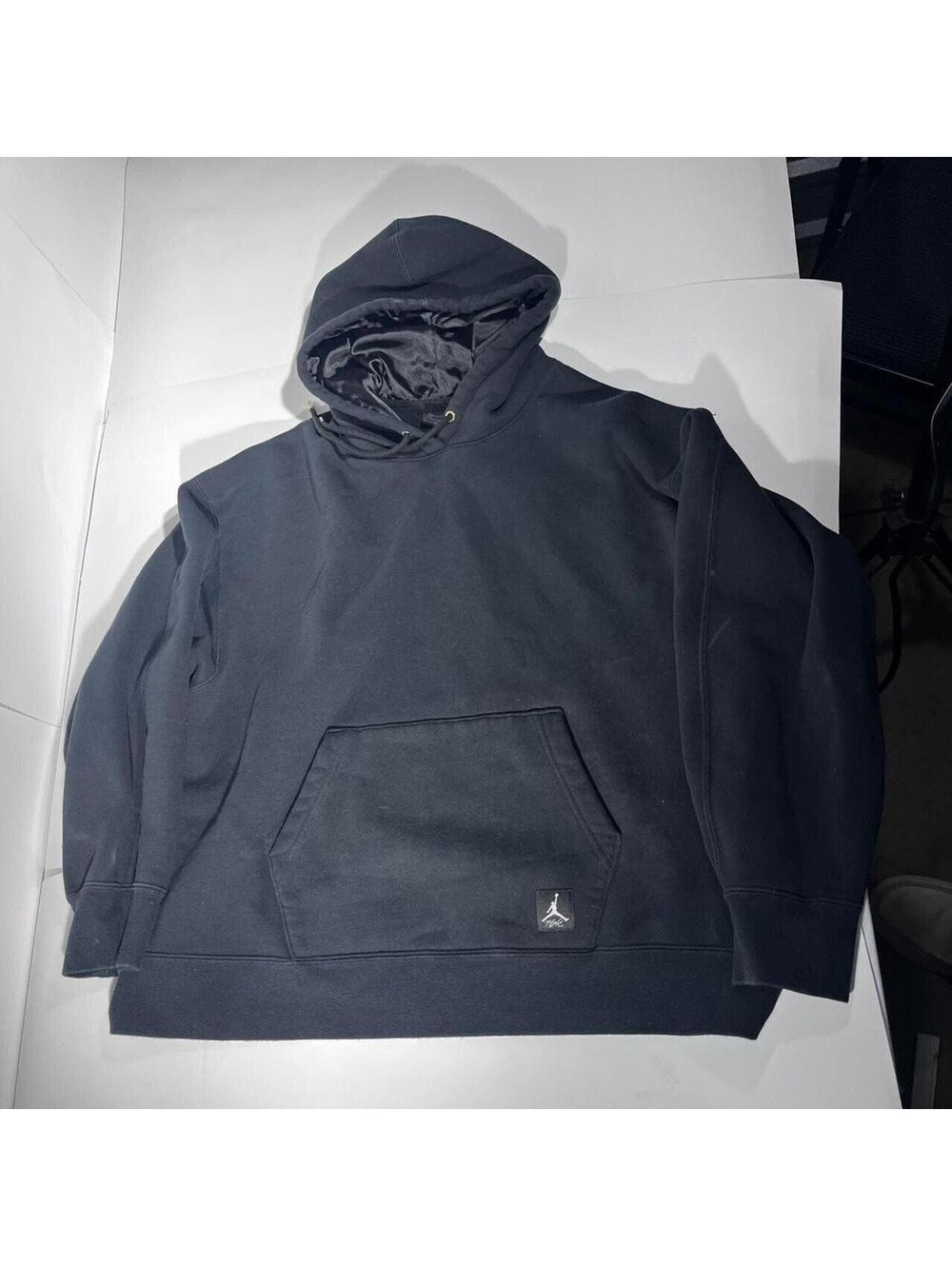 Jordan satin black hoodie Size s Men's S